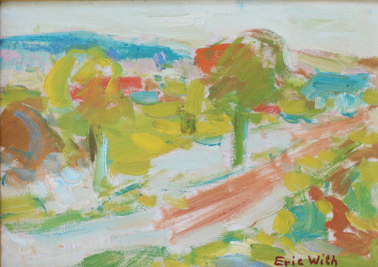 Vintage Original Oil Painting From Sweden By Eric With