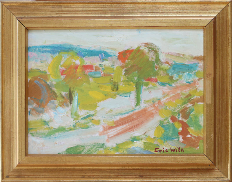 Vintage Original Oil Painting From Sweden By Eric With