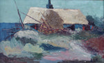Vintage Seascape Oil Painting by Kai Christensen Vintage Art Room
