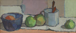 Mid Century Still Life Oil Painting By Ebbe Eberhardson Sweden