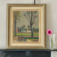 Load image into Gallery viewer, Original Oil Painting Mid Century Landscape By Gideon Isacsson
