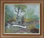 Vintage Landscape Oil Painting Dated 1938 From Sweden