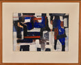 Load image into Gallery viewer, Mid Century Abstract Oil Painting By Gunnar Johnson Sweden
