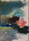 Mid Century Vintage Landscape Oil Painting From Sweden By Lars Fohlin