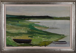 Mid Century Seascape Oil Painting By Allan Erwö Sweden