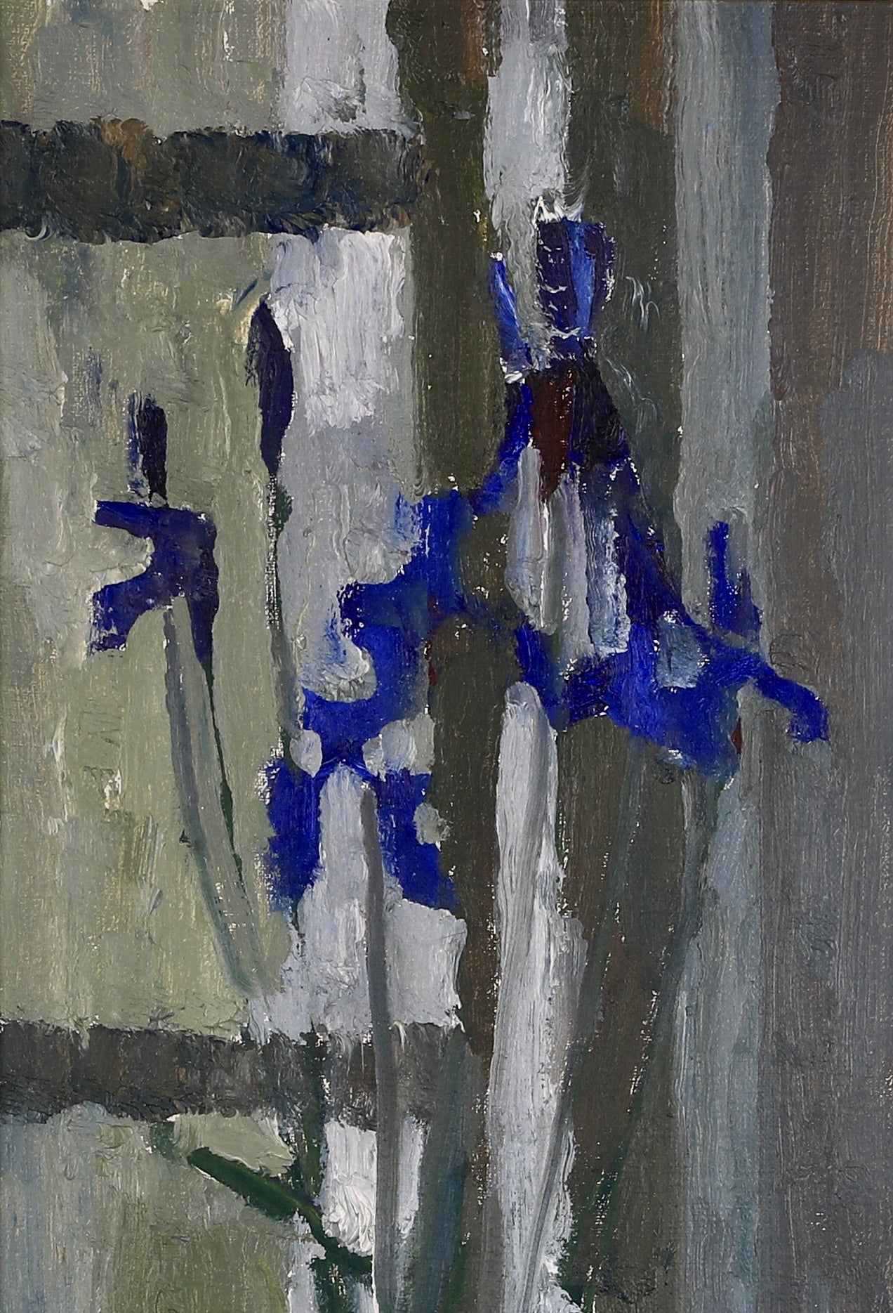 Mid Century Original Still Life Oil Painting from Sweden 1962 Gunnar Persson