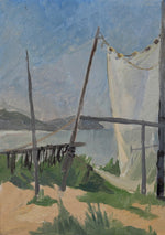 Mid Century Oil Painting from Sweden By Gunnar Malm