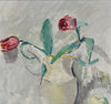 Mid Century Original Still Life Oil Painting from Sweden by Wendel