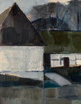 Load image into Gallery viewer, Vintage Original Mid Century Landscape Oil Painting Sweden
