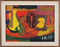 Load image into Gallery viewer, Mid Century Original Still Life Oil Painting from Sweden 1969
