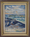 Striking Mid Century Seascape Oil Painting Arnold Eres Sweden