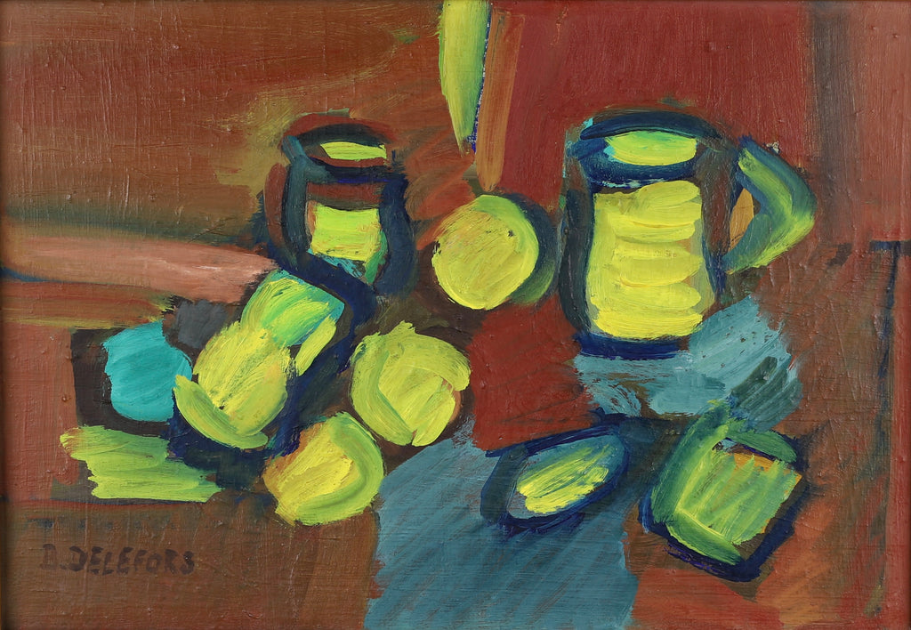 Vintage Mid Century Still Life By Bengt Delefors Sweden