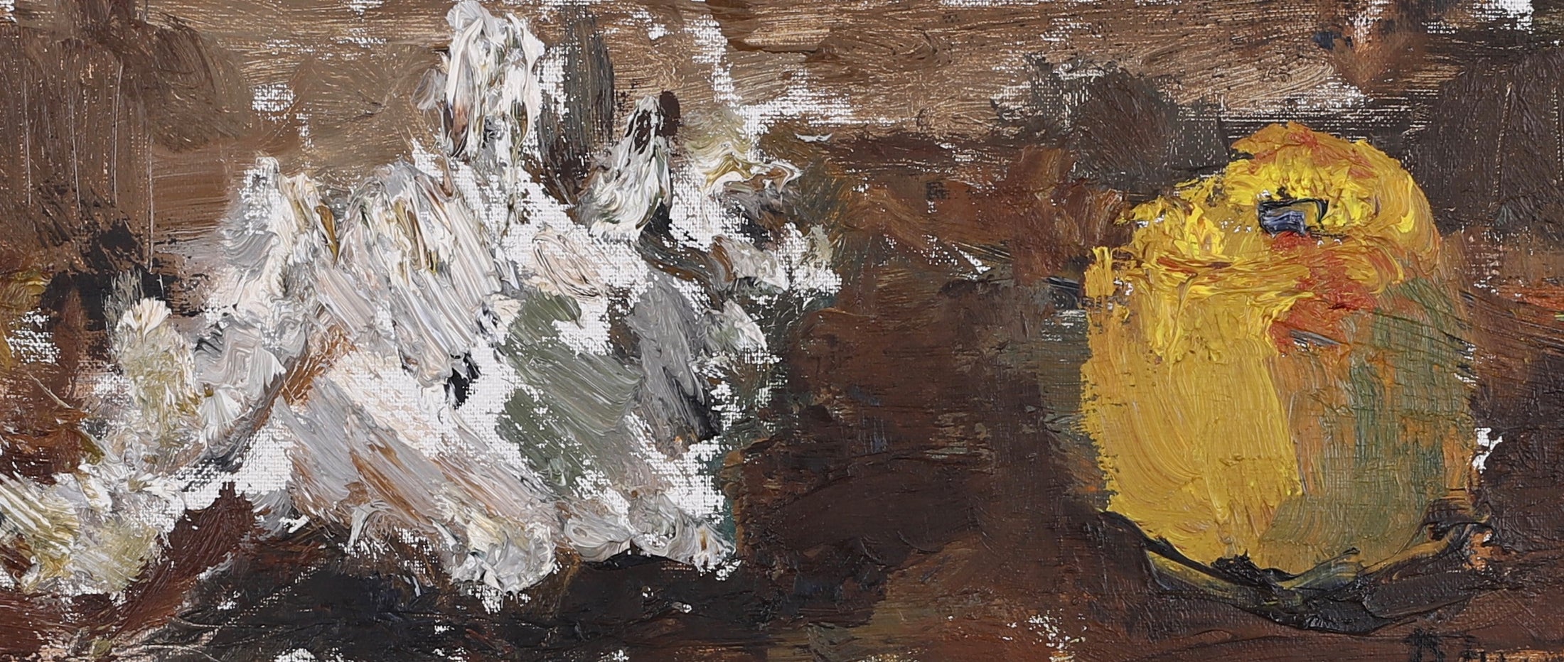 Mid Century Still Life Oil Painting By Hanna Brundin Sweden