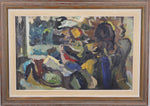 Mid Century Original Still Life Oil Painting from Sweden by Yngve Nilsson