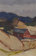 Load image into Gallery viewer, Vintage Landscape Oil Painting by Gotthard Sandberg from Sweden
