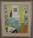 Load image into Gallery viewer, Vintage Mid Century Art Oil Painting From Sweden EH Jacobsson
