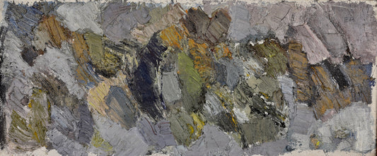 Mid Century Abstract Oil Painting By Erwin Andersson Sweden