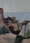 Original Mid Century Seascape Oil Painting By Eric Cederberg Sweden