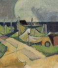 Load image into Gallery viewer, Mid Century Coastal Painting by G Lodström from Sweden
