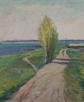 Load image into Gallery viewer, Vintage Mid Century Oil Painting From Sweden by Gideon Isaksson

