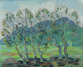 Load image into Gallery viewer, Mid Century Landscape Oil Painting From Sweden
