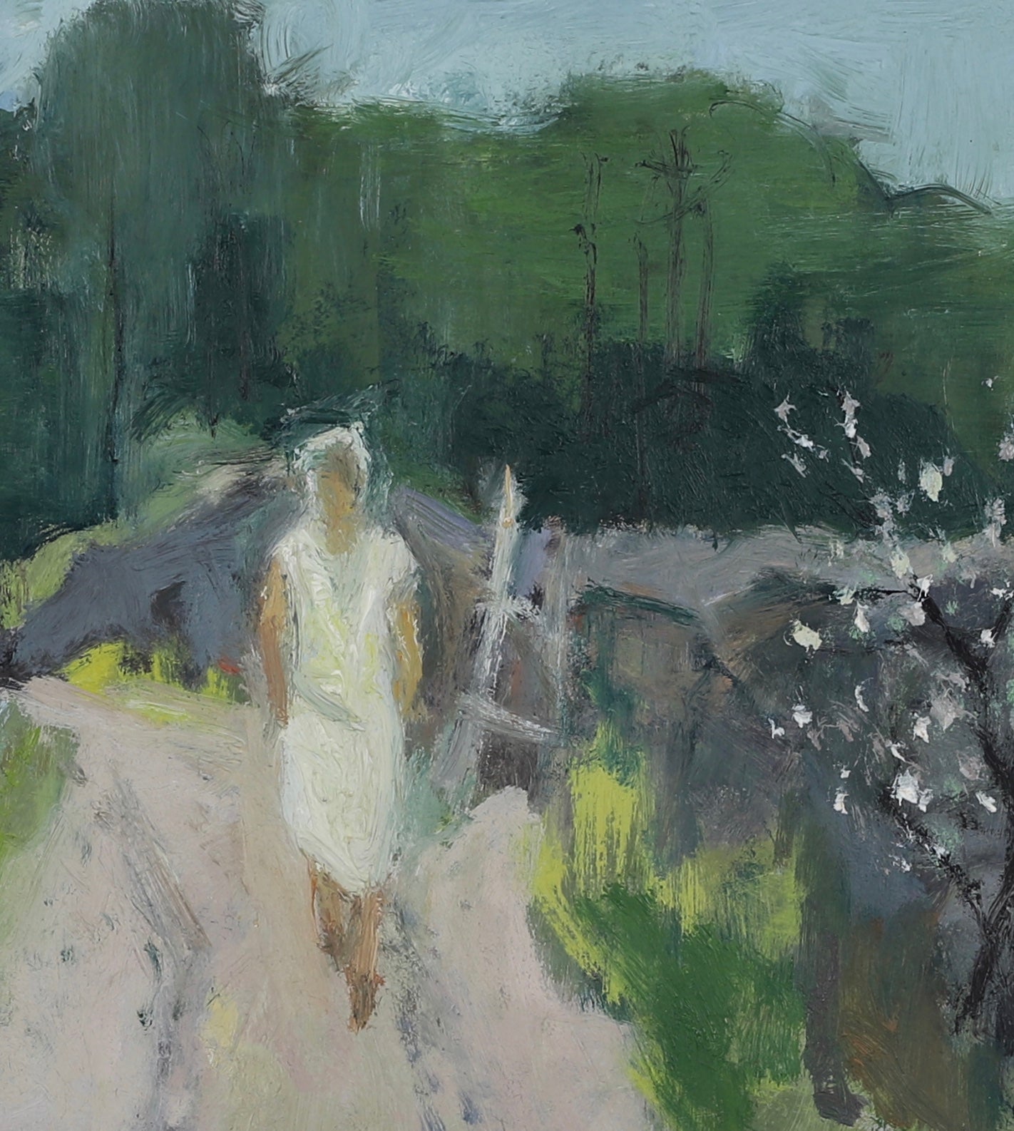 Original Oil Painting Vintage Mid Century By John Bören Sweden