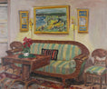 Load image into Gallery viewer, Vintage Mid Century Art Interior Oil Painting From Sweden

