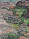 Mid Century Landscape Oil Painting By Torsten Torstensson From Sweden