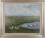 Vintage Art Room Oil Painting By W Gislander From Sweden