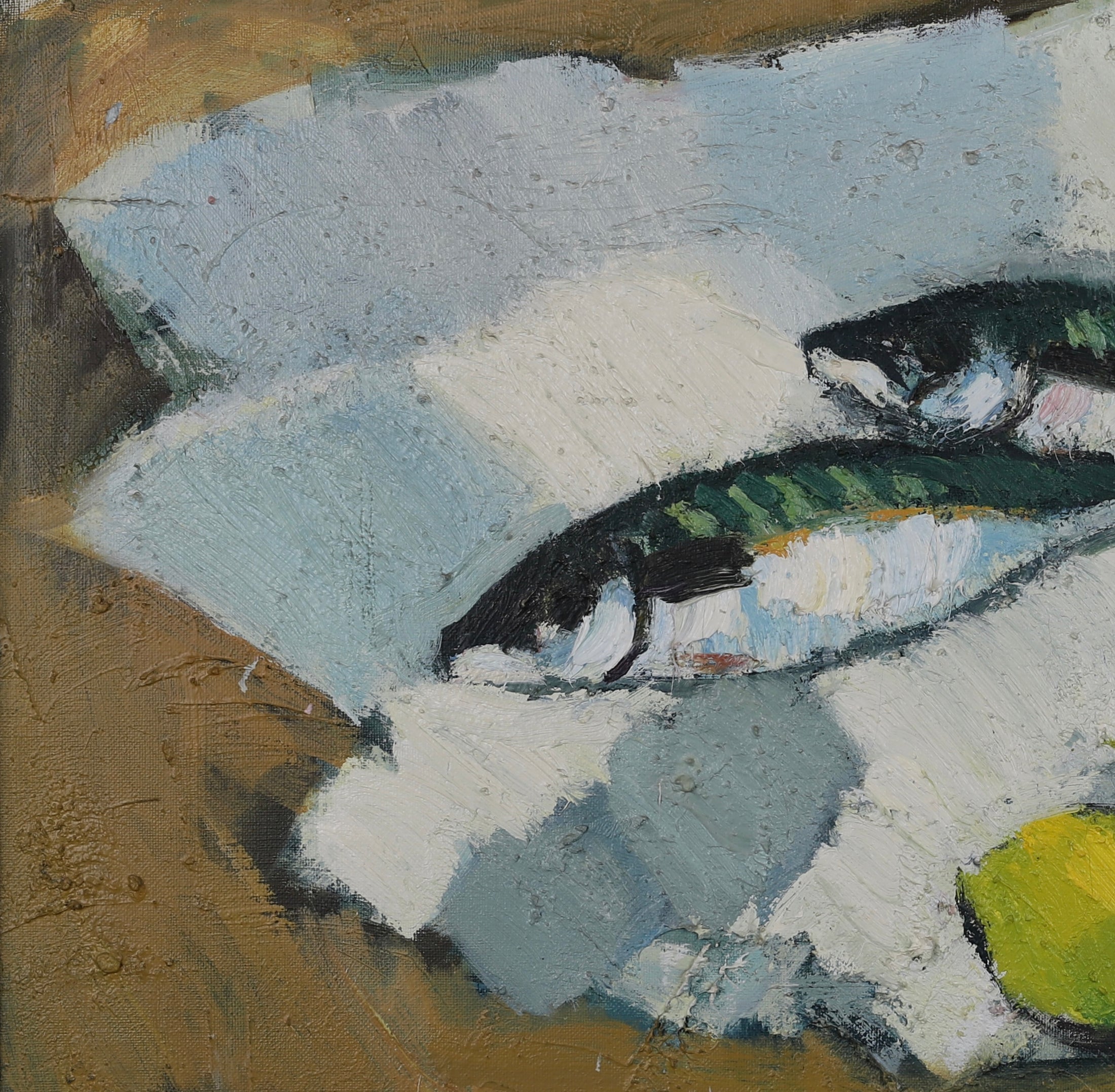 Original Still Life Oil Painting Vintage Mid Century By B Hillgrund Sweden