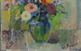 Load image into Gallery viewer, Original Oil Painting Vintage Mid Century By E Brandt Sweden
