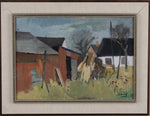 Original Landscape Oil Painting Mid Century By John Bören Sweden