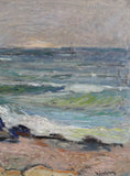 Load image into Gallery viewer, Vintage Mid Century Oil Painting From Sweden by Gideon Isaksson
