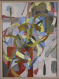 Load image into Gallery viewer, Mid Century Abstract Oil Painting By Ture Fabiansson Sweden
