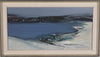 Mid Century Oil Painting by Listed Artist E Julius Sweden 1964