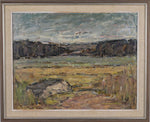 Vintage Impressionist Landscape Oil Painting From Sweden
