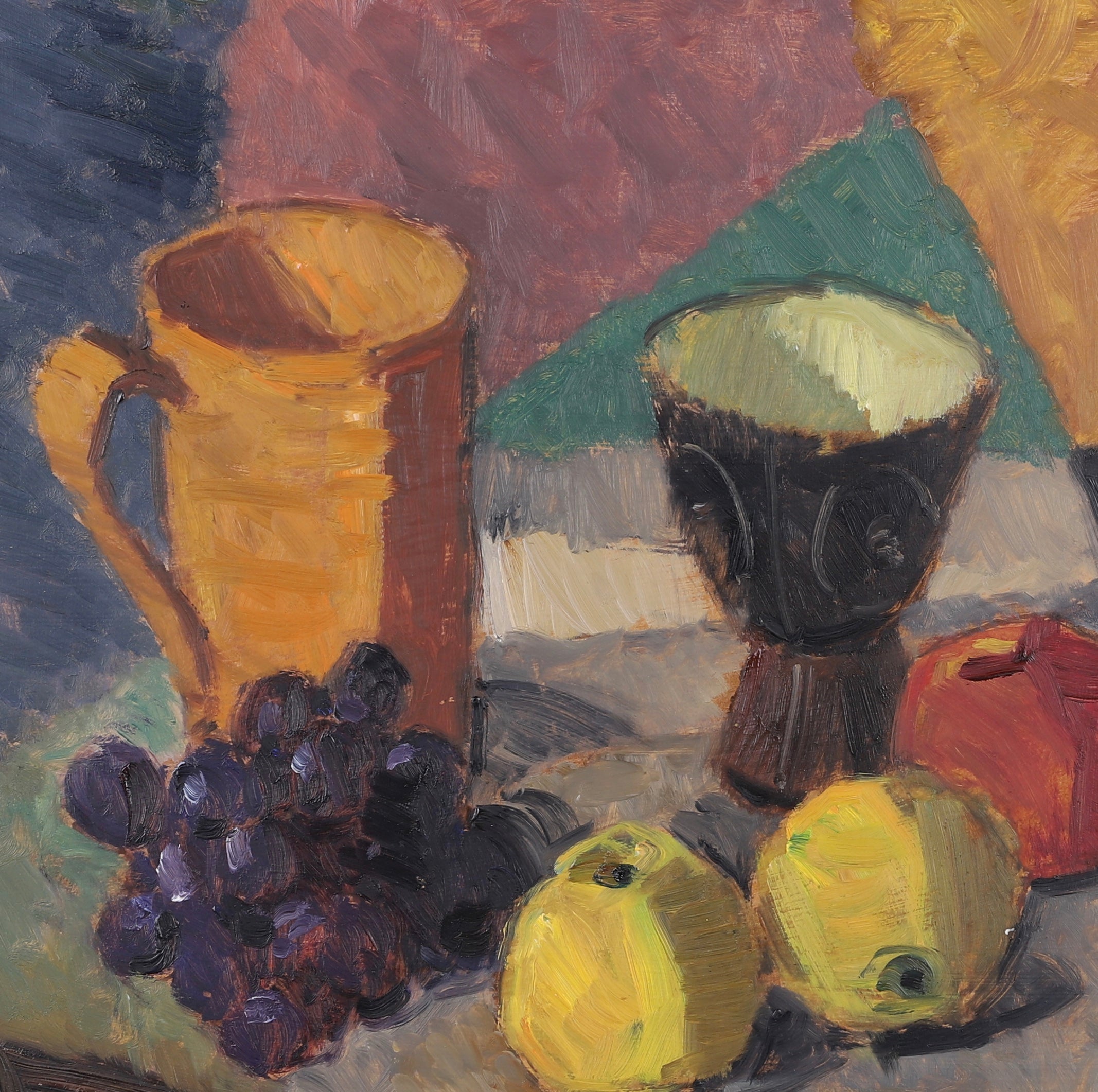 Original Oil Painting Vintage Mid Century By G Berlin Sweden