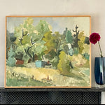 Framed Mid Century Oil Painting by S Ljungkvist Sweden