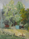Load image into Gallery viewer, Framed Mid Century Oil Painting by S Ljungkvist Sweden
