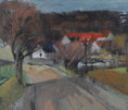 Load image into Gallery viewer, Original Landscape Oil Painting Mid Century By John Bören Sweden
