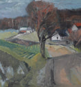 Load image into Gallery viewer, Original Landscape Oil Painting Mid Century By John Bören Sweden
