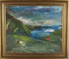 Original Seascape Oil Painting Vintage From Sweden By L Fohlin