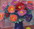 Load image into Gallery viewer, Mid Century Original Still Life Oil Painting By KE Ohlsson Sweden
