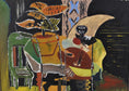 Load image into Gallery viewer, Mid Century Artist Studio Interior Oil Painting From Sweden
