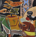 Load image into Gallery viewer, Mid Century Artist Studio Interior Oil Painting From Sweden
