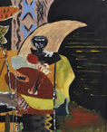 Load image into Gallery viewer, Mid Century Artist Studio Interior Oil Painting From Sweden

