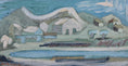 Load image into Gallery viewer, Framed Mid Century Oil Painting by B Peterson Sweden
