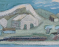 Load image into Gallery viewer, Framed Mid Century Oil Painting by B Peterson Sweden
