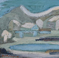 Load image into Gallery viewer, Framed Mid Century Oil Painting by B Peterson Sweden
