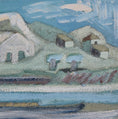 Load image into Gallery viewer, Framed Mid Century Oil Painting by B Peterson Sweden
